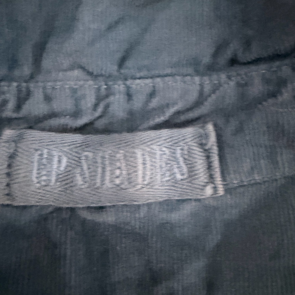 CP Shades Blue Micro Corduroy Cotton Tunic Top M - Picture 4 of 10